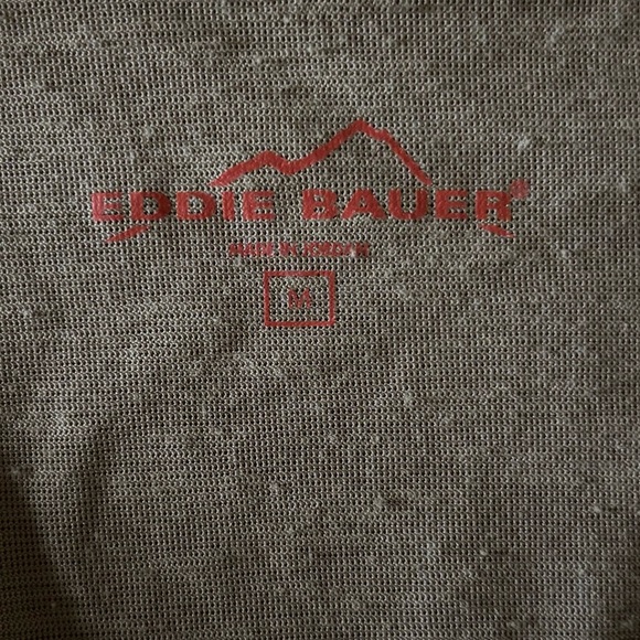 Eddie Bauer Tan Open Front Cardigan Size Medium - Picture 2 of 6